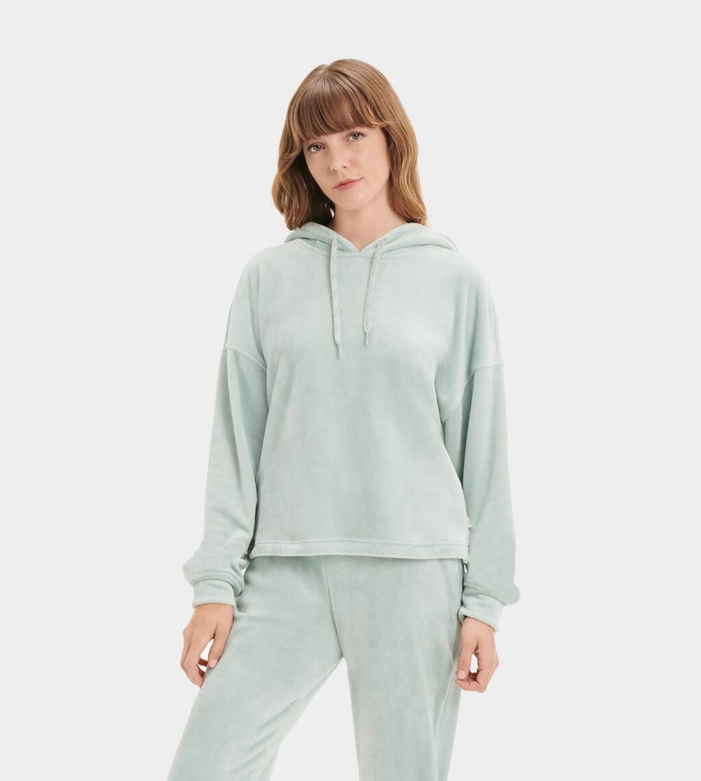 Ugg Pullover Womens - Ugg Belden Turquoise - 713NSUFTP